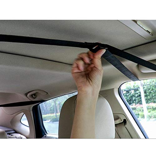 Ladeyi Universal Auto Soft Car Roof Rack Outdoor Rooftop General Motors Folding roof Rack Soft Rack is Especially Suitable for Kayaking, Surfboard T25454 (Paper Box)