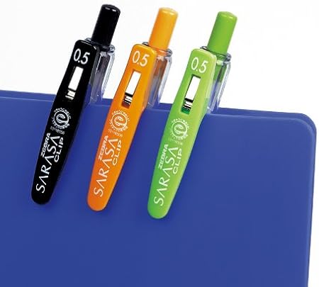 Amazon Com Zebra Sarasa Clip 1 0mm Black P Jje15 Bk5 5 Pen Pack Office Products