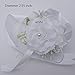Arlai Set of 2,Wrist Corsage Wristband Roses Wrist Corsage for Prom, Party, Wedding White