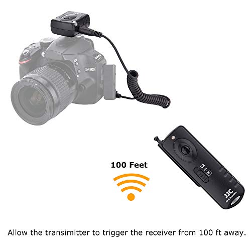 JJC Radio Wireless Remote Control Shutter Release for Nikon Z5 Z6 Z7