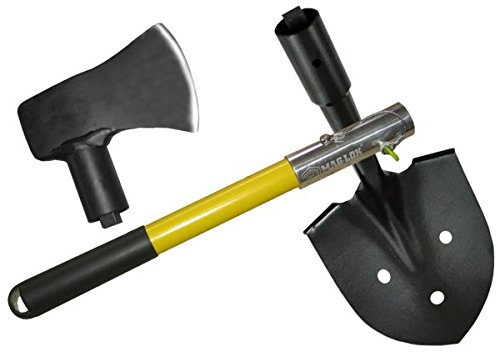 BILLET4X4 U.S. Made Mag-Lok Offroader's Essentials II - Shovel & Axe w/Storage/Carry Bag