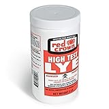 RED CROWN High Test Lye for Making Award-Winning Handcrafted Soaps 2 lb. (1, Non-Food Grade)