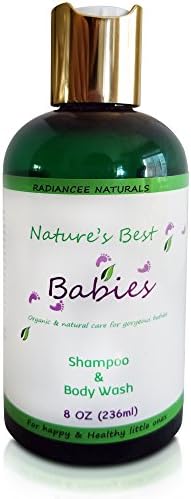 Baby Shampoo And Body Wash 8 oz - Gentle Tear Free Formula - Organic and Natural Wash with Essential Oils - Best Gift for Your Loved One