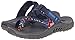 Skechers Women's Reggae-Zig Swag Flip-Flop, Navy, 10