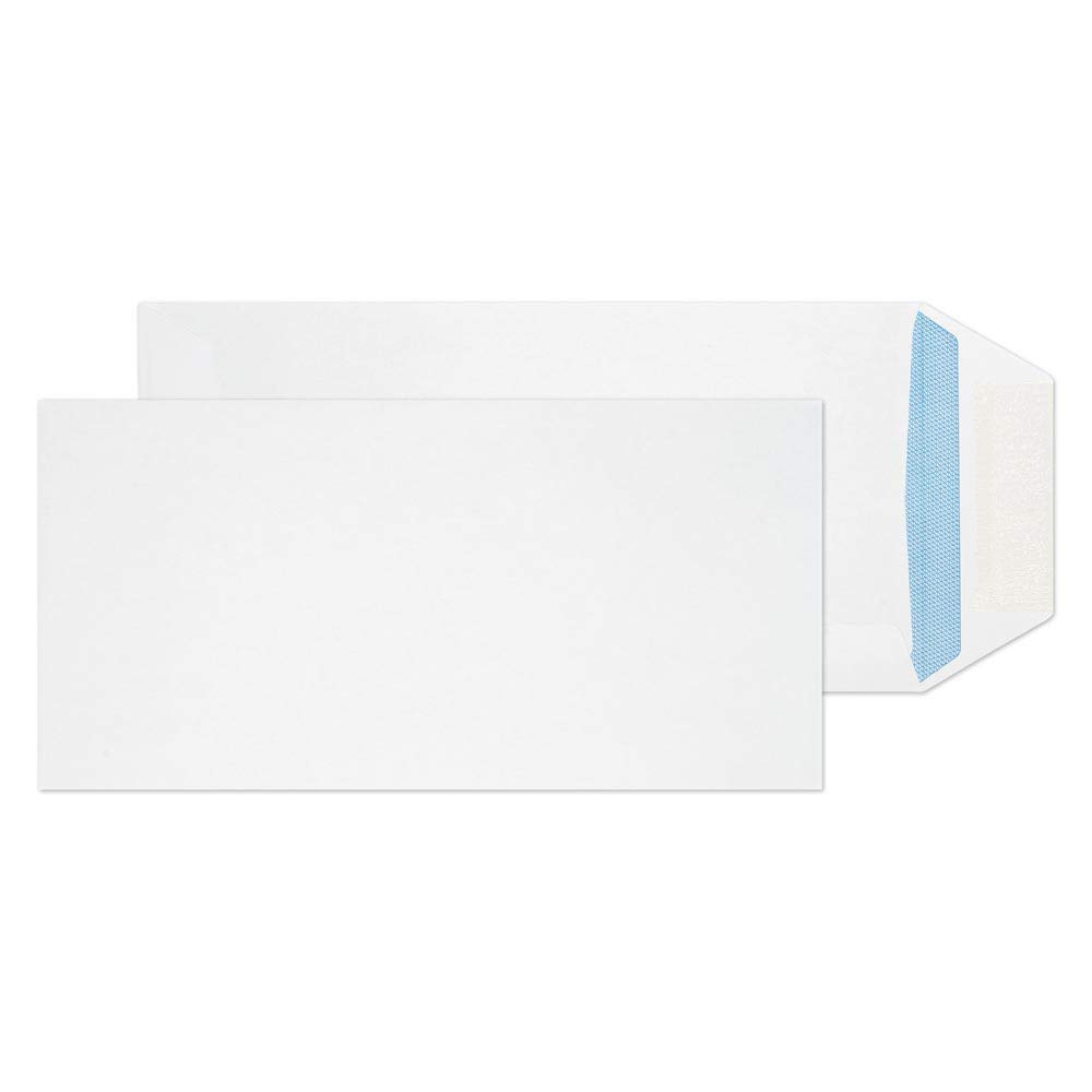 Blake Purely Everyday DL 220 x 110 mm 90 gsm Pocket Gummed Envelopes (23701) White - Pack of 1000