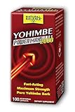 Yohimbe Power Max 2000 for Men Natural Balance 100