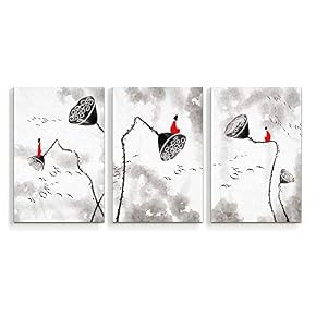 Minimalism and Zen Home Artwork for Living Room...