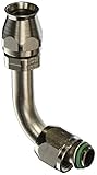 Aeroquip FCE1733 Nickel-Plated Steel -08AN A/C 90-Degree Female O-Ring Pilot