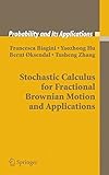 Stochastic Calculus for Fractional Brownian Motion and Applications (Probability and Its Applications)