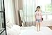Vaenait Baby Kids Girls 2pcs Short Sleeve Pajama Sleepwear Set Stripe Dolphin
