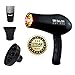 Skin Research Institute Salon Dry Pro - Red Light Therapy Professional Salon Ceramic Ionic Volumizer, Styler, Hair Blow Dryer 1875W Dual Voltage | Free Concentrator Diffuser and Comb Attachments…