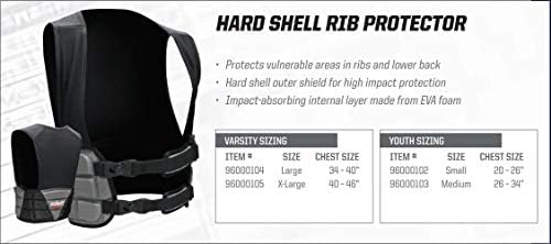 schutt hard shell rib protector