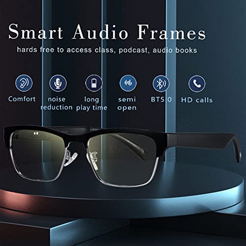DOVIICO Smart Glasses BluetoothAudio Glasses for Men Women with Alexa