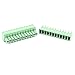 Uxcell a16031800ux2373 5 Pairs 3.81 mm Pitch 12Pin Male to Female PCB Pluggable Terminal Block Connector
