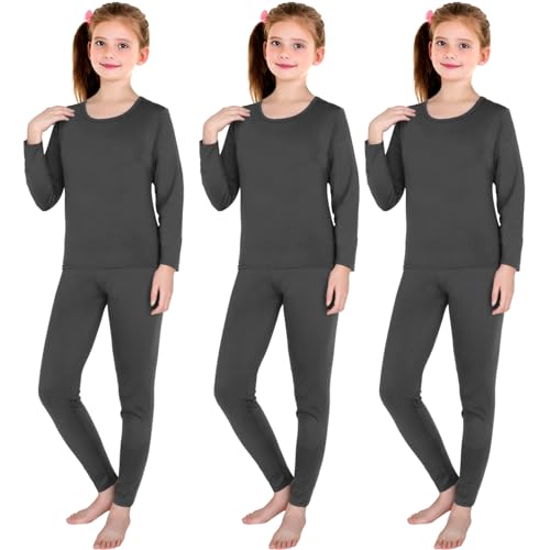 3 Set Girls Thermal Underwear Soft Long Underwear