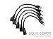 Solid Cordz 5 Pack Male to Female 1ft AC Extension Cords – Great for Outlet Management! [UPDATED 2016 EDITION]