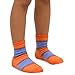 TeeHee Little Boys Cotton Fashion Fun Crew Socks 6 Pair Pack (3-5 Years, Multi Stripe)