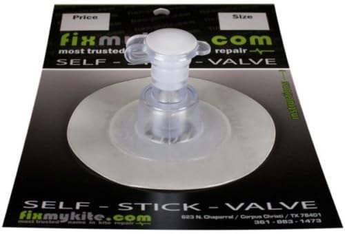 Fixmykite FMK 9mm 1-Way Kiteboarding Bladder Self Stick Repair Valve