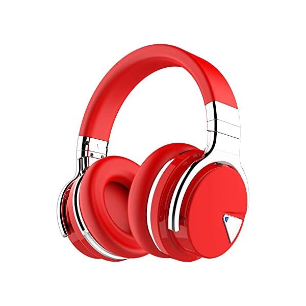 COWIN-E7-Active-Noise-Cancelling-Bluetooth-Headphones-with-Microphone-Hi-Fi-Deep-Bass-Wireless-Headphones-Over-Ear-Comfortable-Protein-Earpads-30-Hours-Playtime-for-Travel-Work-TV-Computer-Deepred COWIN E7 Active Noise Cancelling Bluetooth Headphones with Microphone Hi-Fi Deep Bass Wireless Headphones Over Ear…