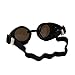 FTXJ Retro Steampunk Goggles Welding Punk Glasses Cosplay (Black)