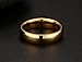 MEALGUET 6mm/4mm Gold Plated Tungsten Carbide Domed High Polished Plain Simple Wedding Ring Band for Men&Women,Size 11
