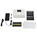 Canon SELPHY CP1300 Compact Photo Printer (White) + Canon KP-108IN Ink and Paper Set + Battery + Photo4Less Cleaning Cloth - Deluxe Value Printing Bundle