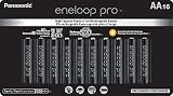 Panasonic BK-3HCCA16FA eneloop pro AA High Capacity Ni-MH Pre-Charged Rechargeable Batteries, 16 Pack