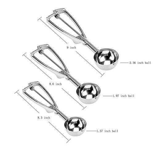 Top 10 Best Cookie Scoops Set Of 3 Best of 2018 Reviews No Place Called Home