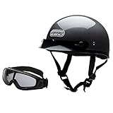 MMG Half Open Face Helmet Motorcycle Cruiser
