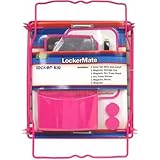 Lockermate 7 Piece Tall Wire Locker Kit (Pink)