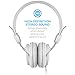 Sentey® Headphone Curve (White) with 3.5 Mm Audio Cable with In-line Microphone and Controls Music or Talk with Any Smartphone or Device Ls-4123