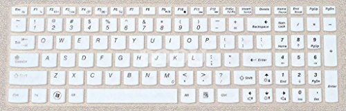 Bodu Keyboard Cover Protect Film for Lenovo E50-70 80, E51-80, B50-30 45 70 80, B51-30 35 80, G50-70 75 30 80, Y50-70, Z50-70, N50-45 70, M50-70, Z51-70, Y700-15 17, Y70-70T (White)