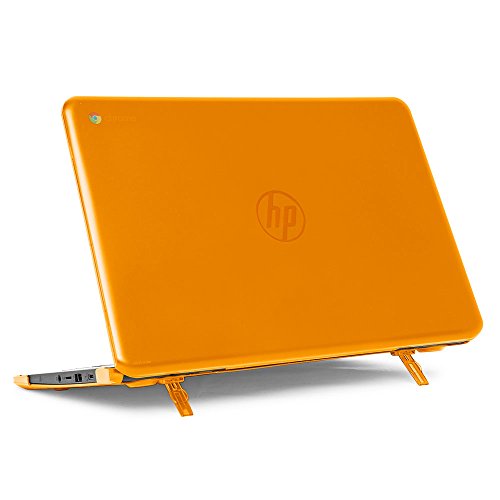 mCover Hard Shell Case for 14" HP Chromebook 14 G5 / 14-CA / 14-DB Series (NOT Compatible with Older HP C14 G1 / G2 / G3 / G4 Series) laptops (HP C14-G5 Orange)