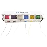 Electronix Express 27WK30WWR100 Solid 30 Gauge Wire Wrap, Kynar Insulated Wire Kit with 6-100' Spools