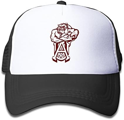 Black Youth Alabama A&M Bulldogs Cartoon Adjustable Baseball Mesh Hat For Girls One Size