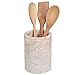 Creative Home Natural Champagne Marble Multi-Functional Tool Crock, 5