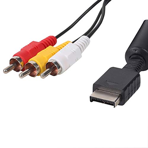 Composite AV Cable for PS3, Fosmon RCA / Composite AV Cable Audio Video for Sony PlayStation 1, PS2, PS3 Slim Composite AV Cable for PS3, Fosmon RCA / Composite AV Cable Audio Video for Sony PlayStation 1, PS2, PS3 Slim