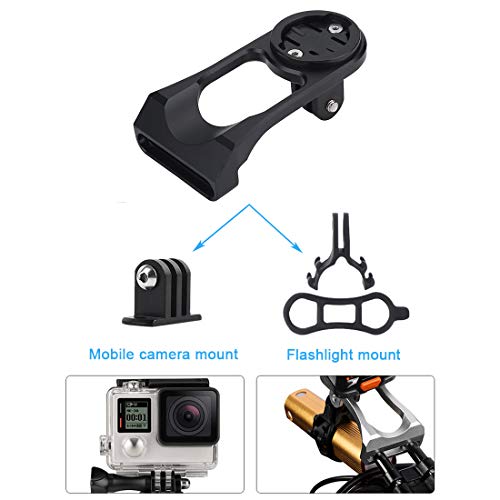 Together-life Out Front Combo Bicycle Computer Mount Adjustable Bike Stem Extension Holder Handlebar Mount for GPS Cycling | Gopro Sports Camera | Garmin Edge