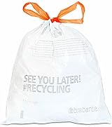 Brabantia Bin Liner 5 L, 20 Bags/Roll, White, Pack of 6 - view 2