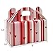 Gift Boutique Valentine’s Day Treat Boxes 48 Pack Cardboard Hearts Goody Bag Cookie Holder Classroom Crafts Supplies Party Favors 4 Designs Measures: 6.2 x 3.5 x 3.5 Inches