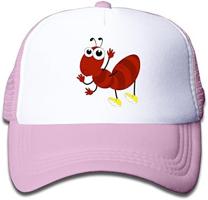 Joijiouio Cartoon Ant Children's Sun Protection UnisexOutdoor Sports Hat Pink