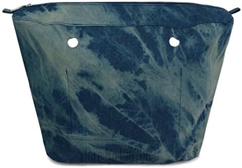 Denim fabric soft waterproof denim classic mini O bag handbag handbag