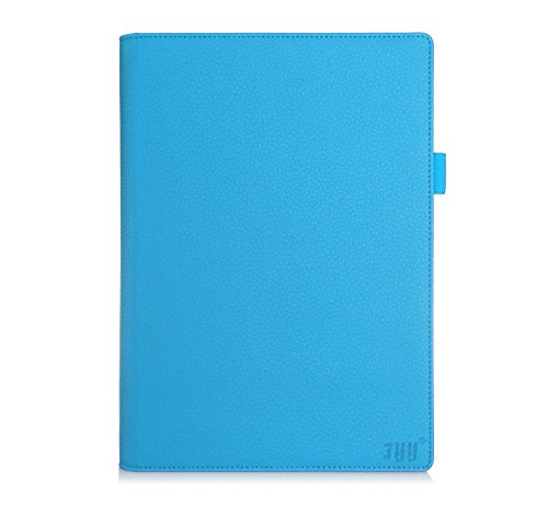 Lenovo Yoga Tablet 2 Pro 13.3 inch Case Cover, FYY Premium Detachable PU Leather Case Stand Cover with Hand Strap and Card Slots for Lenovo Yoga Tablet 2 Pro 13.3 Cyan (With Auto Wake/Sleep)