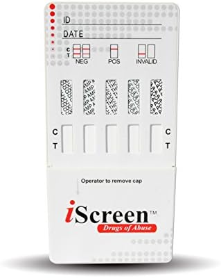 iScreen One Step 1 Panel | Tricyclic Antidepressants TCA Dip Card | Urine Drug Test Kit | IS1 TCA | Box of 25