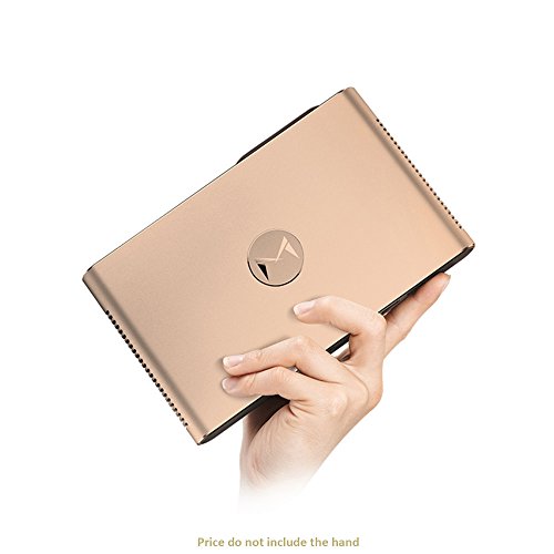 Click Here to See More Images XMING S2 Android WiFi Bluetooth 4K Pico Laser DLP Projector with 1280x800p 2G RAM 16G ROM 900 Ansi Lumens Aviation Aluminous Alloy Body Support 1080p 2K 4K H.265