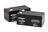 2-Pack ExpertPower 12v 3.3ah Rechargeable Sealed Lead Acid Battery || replaces APC Back UPS ES 350 RBC35 WP3-12 BP3-12 BP3.6-12 CF12V2.6 CFM12V3 CP1232