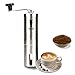 Midas Upgrade-Grind - Strongest and Heaviest Duty Portable Conical Burr Mill, Whole Bean Manual Coffee Grinder for French Press, Turkish, Handheld Mini, K Cup, Brushed Stainless Steel