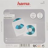 Hama CD Sleeve Pack of 100 White Paper Protective Sleeves with Window view 4