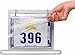 Race Bib Display Sleeves - 48 Pack Clear PVC Marathon Bib Insert Sheets by LISH