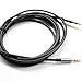 Black 4.5ft Gold Plated Design 3.5mm Male to 2.5mm Male Car Auxiliary Audio Cable Cord Headphone Connect Cable for Apple, Android Smartphone, Tablet and MP3 Player